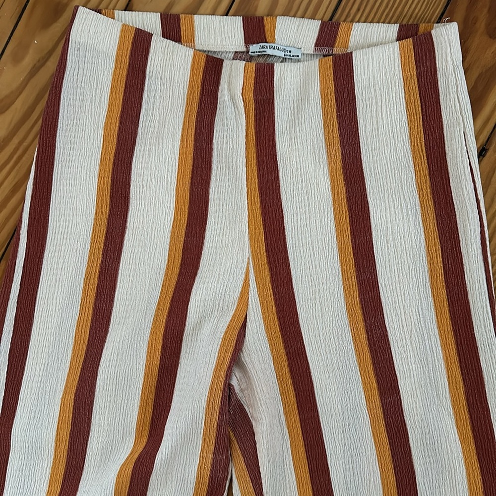 Zara S/S18 Wide Leg Pant- raw Edge - Picture 2 of 4